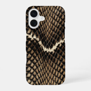 Faux Cobra Snake Skin iPhone 16 Case