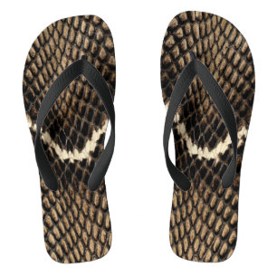 Faux Cobra Snake Skin Jandals
