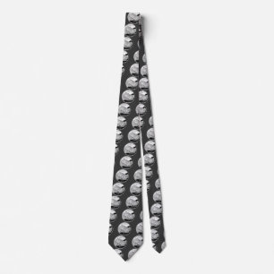 Faux Colorado State Quarter Rocky Mountains Trees Tie