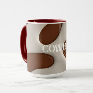 Faux Cow Leather Modern Luxury Elegant Collection Mug
