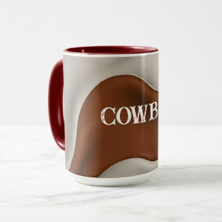 Faux Cow Leather Popular Luxury Elegant Collection Mug