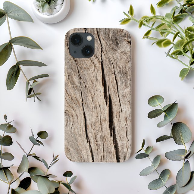 Faux Cracked Tree Bark Carved Wood Case-Mate iPhone Case (Creator Uploaded)