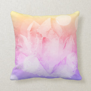 *~* Faux Crystals Rose Quartz & Lavender Cushion