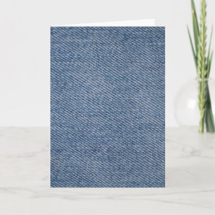 Faux Denim! Card