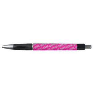 Faux diamond on hot pink bling design