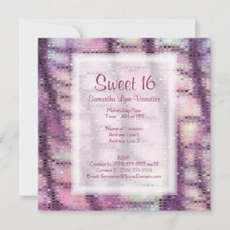Faux Dragon Skin (rose quartz) Invitation