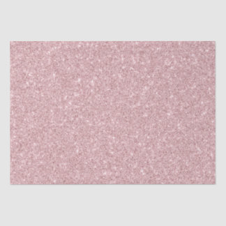 Faux Dusty Rose Glitter Tissue Paper