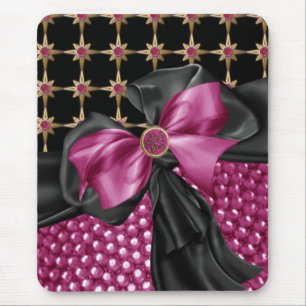 faux flowered,Jewelled & Rhinestone mousepad