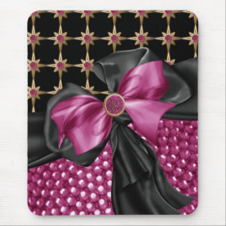 faux flowered,Jewelled & Rhinestone  mousepad