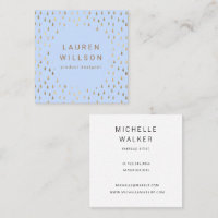 Faux Foil Gold Rain Drops Trendy