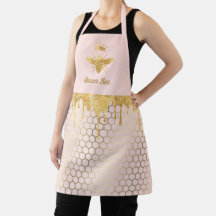 faux foil honey drips queen bee