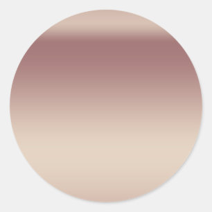 Faux Foil Rose Gold Blank Template Classic Round Sticker