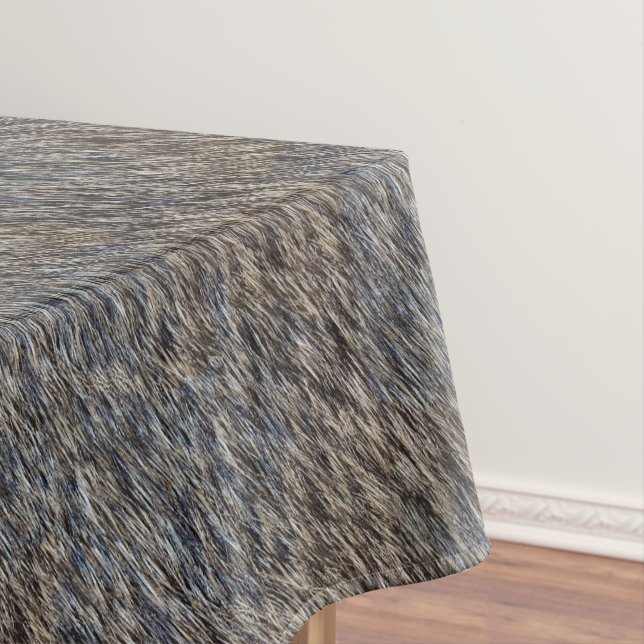 Faux fur tablecloth (In Situ)