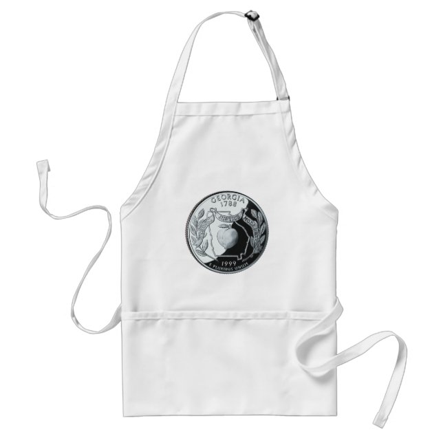 Faux Georgia State Quarter Standard Apron (Front)