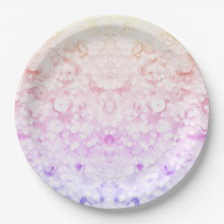 Faux Glitter Confetti Paper Plate