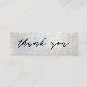 faux glitter discount card