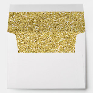 Faux glitter lined 5x7 Envelope