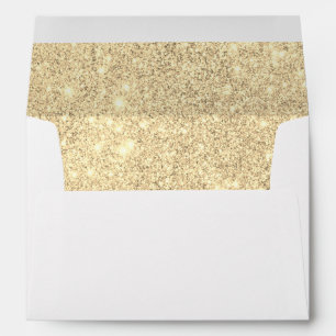 Faux Glitter Lined Envelope