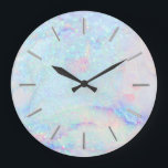 faux glitter marble art large clock<br><div class="desc">faux glitter marble wall clock</div>
