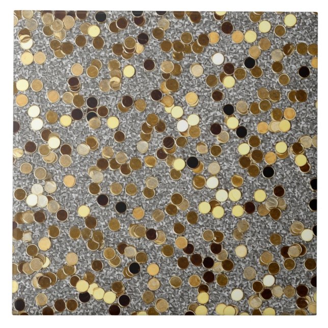 Faux glitter pattern lovers  tile (Front)