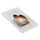 Faux Gold Arch Wedding Photo Save The Date