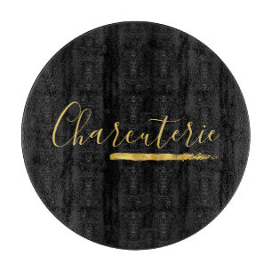 Faux gold charcuterie meat cheese appetizer party cutting board