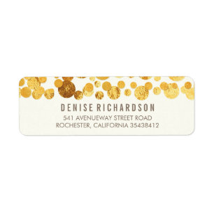 Faux Gold Foil Confetti