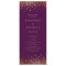 Faux Gold Foil Confetti Dots Purple Wedding