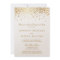 Faux Gold Foil Elegant Engagement Party Invitation