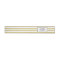 Faux Gold Foil White Stripes Pattern