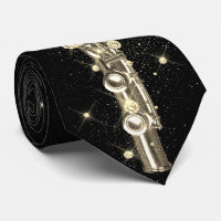 faux gold glitter flute 
