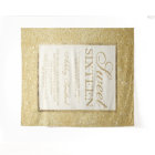 Faux gold glitter modern elegant chic Sweet 16