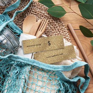 Faux Gold Glitter Stylish Luxury Price Tag