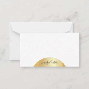 Faux Gold Handwritten Monogram Template Elegant