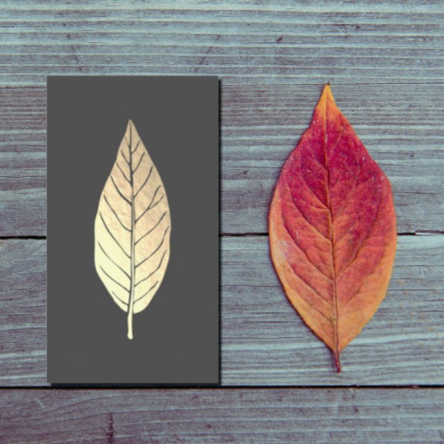 Faux Gold Leaf Business Card (Creator Uploaded)