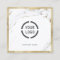 Faux gold marble custom company logo professional