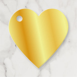 Faux Gold Metallic Look Blank Template Favour Tags