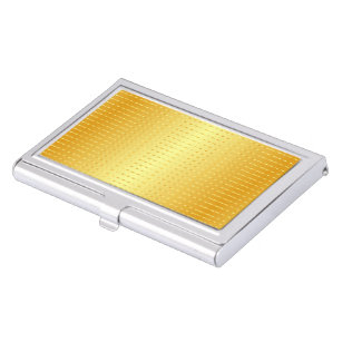 Faux Gold Metallic Look Elegant Template Modern Business Card Holder