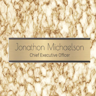Faux Gold Office Door Sign Signs  Name Plate