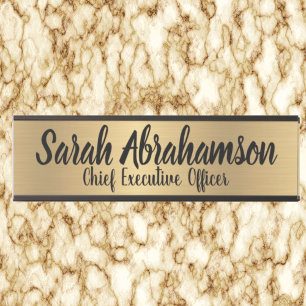 Faux Gold Office Door Sign Signs  Name Plate