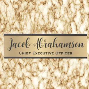 Faux Gold Office Door Sign Signs  Name Plate