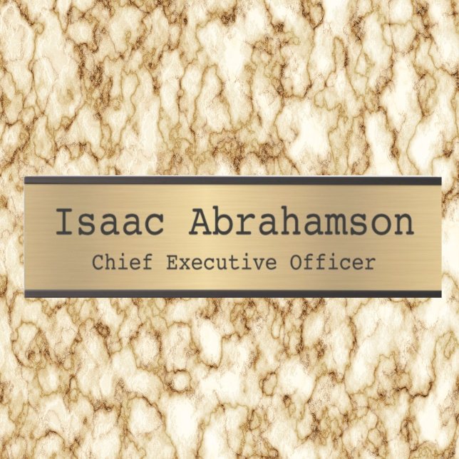 Faux Gold Office Door Sign Signs  Name Plate (Creator Uploaded)