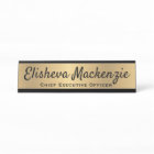 Faux Gold Office Door Sign Signs Name Plate