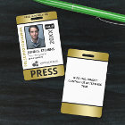 Faux Gold Photo & Logo Press ID