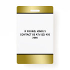 Faux Gold Photo & Logo Press ID