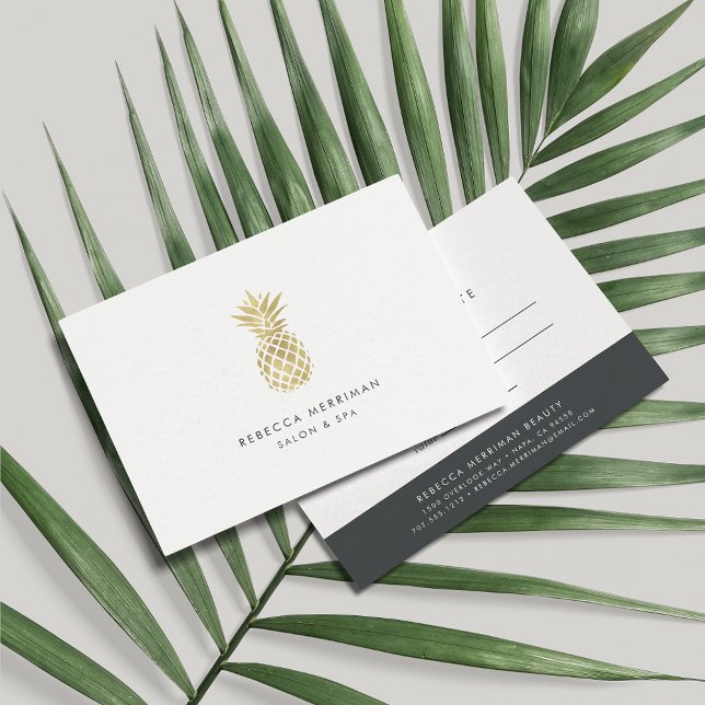 Faux Gold Pineapple Gift Certificate (Creator Uploaded)