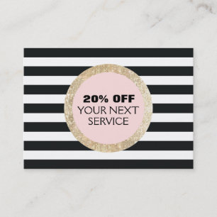 Faux Gold Sequins Customer Discount Coupon