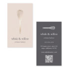 Faux Gold Whisk | Bakery | Chef | Caterer QR Code