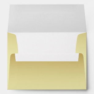 Faux Gold White Envelope