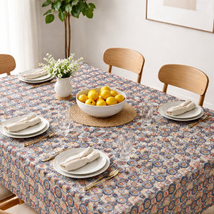 Faux Granny Square Crochet Pattern Tablecloth